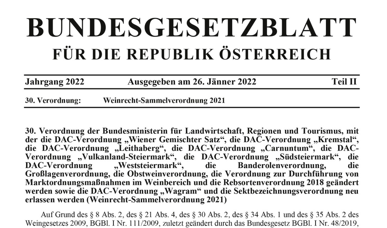Wagram und Sekt stellen sich neu auf